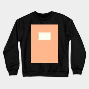 Back to School Pastel Coral Crewneck Sweatshirt